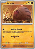 2025 Pokemon: SV09: Journey Together (JTG) - Swinub 077 159 (#077/159, Common)