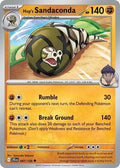 2025 Pokemon: SV09: Journey Together (JTG) - Hops Sandaconda (#087/159, Uncommon) (, Near Mint)