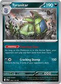 2025 Pokemon: SV09: Journey Together (JTG) - Tyranitar (#095/159, Rare) (Holofoil, Near Mint)