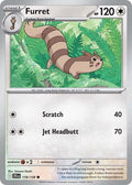 2025 Pokemon: SV09: Journey Together (JTG) - Furret 119 159 (#119/159, Common) (, Near Mint)