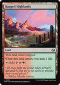 2025 Magic: The Gathering: Tarkir: Dragonstorm (TDM) - Rugged Highlands (#265, Land) (, Near Mint)
