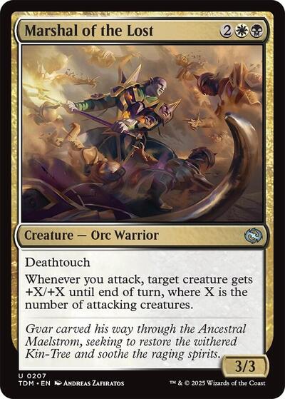 2025 Magic: The Gathering: Tarkir: Dragonstorm (TDM) - Marshal of the Lost (#207, Uncommon) (, Near Mint)