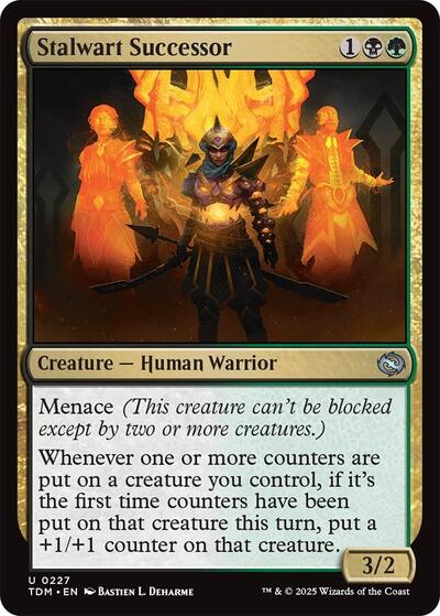 2025 Magic: The Gathering: Tarkir: Dragonstorm (TDM) - Stalwart Successor (#227, Uncommon) (, Near Mint)