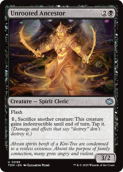 2025 Magic: The Gathering: Tarkir: Dragonstorm (TDM) - Unrooted Ancestor (#96, Uncommon) (, Near Mint)
