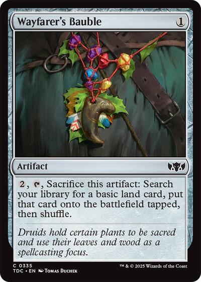 2025 Magic: The Gathering: Commander: Tarkir: Dragonstorm (TDC) - Wayfarers Bauble (#335, Common) (, Near Mint)