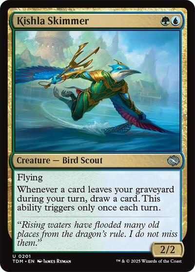 2025 Magic: The Gathering: Tarkir: Dragonstorm (TDM) - Kishla Skimmer (#201, Uncommon) (, Near Mint)