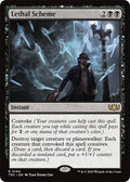 2025 Magic: The Gathering: Commander: Tarkir: Dragonstorm (TDC) - Lethal Scheme (#184, Rare) (, Near Mint)