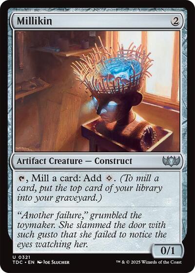 2025 Magic: The Gathering: Commander: Tarkir: Dragonstorm (TDC) - Millikin (#321, Uncommon) (, Near Mint)