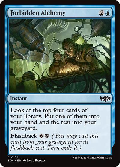 2025 Magic: The Gathering: Commander: Tarkir: Dragonstorm (TDC) - Forbidden Alchemy (#152, Common) (, Near Mint)