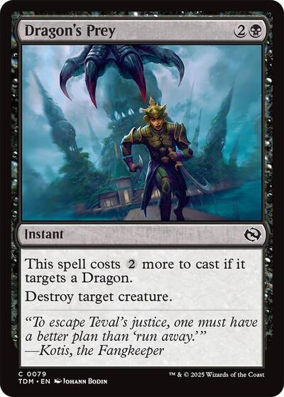 2025 Magic: The Gathering: Tarkir: Dragonstorm (TDM) - Dragons Prey (#79, Common) (, Near Mint)