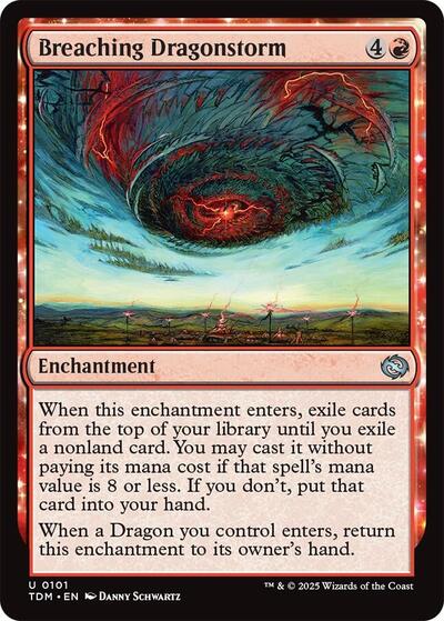 2025 Magic: The Gathering: Tarkir: Dragonstorm (TDM) - Breaching Dragonstorm (#101, Uncommon)