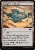 2025 Magic: The Gathering: Commander: Tarkir: Dragonstorm (TDC) - Deceptive Landscape (#356, Common) (, Near Mint)