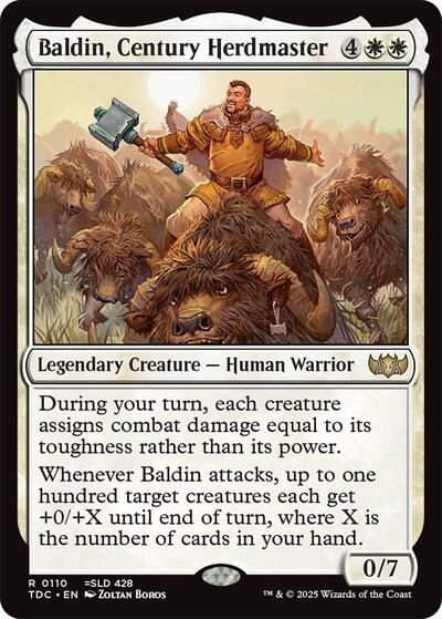 2025 Magic: The Gathering: Commander: Tarkir: Dragonstorm (TDC) - Baldin Century Herdmaster (#110, Rare) (, Near Mint)