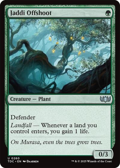 2025 Magic: The Gathering: Commander: Tarkir: Dragonstorm (TDC) - Jaddi Offshoot (#260, Uncommon) (, Near Mint)