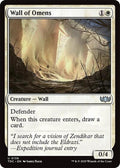2025 Magic: The Gathering: Commander: Tarkir: Dragonstorm (TDC) - Wall of Omens (#138, Uncommon) (, Near Mint)