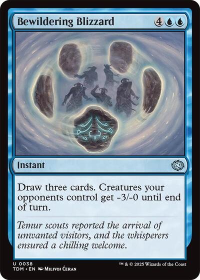 2025 Magic: The Gathering: Tarkir: Dragonstorm (TDM) - Bewildering Blizzard (#38, Uncommon) (, Near Mint)