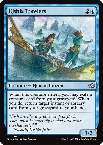 2025 Magic: The Gathering: Tarkir: Dragonstorm (TDM) - Kishla Trawlers (#50, Uncommon) (, Near Mint)