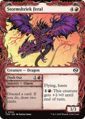 2025 Magic: The Gathering: Tarkir: Dragonstorm (TDM) - Stormshriek Feral Showcase (#304, Common) (, Near Mint)