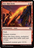 2025 Magic: The Gathering: Tarkir: Dragonstorm (TDM) - Fire Rim Form (#107, Common)