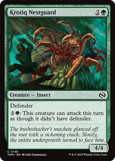 2025 Magic: The Gathering: Tarkir: Dragonstorm (TDM) - Krotiq Nestguard (#148, Common) (, Near Mint)