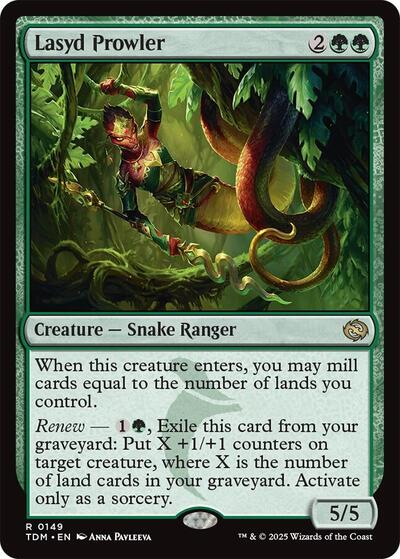2025 Magic: The Gathering: Tarkir: Dragonstorm (TDM) - Lasyd Prowler (#149, Rare) (, Near Mint)