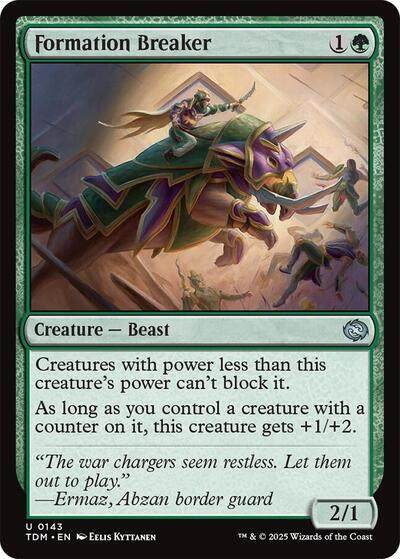 2025 Magic: The Gathering: Tarkir: Dragonstorm (TDM) - Formation Breaker (#143, Uncommon) (, Near Mint)