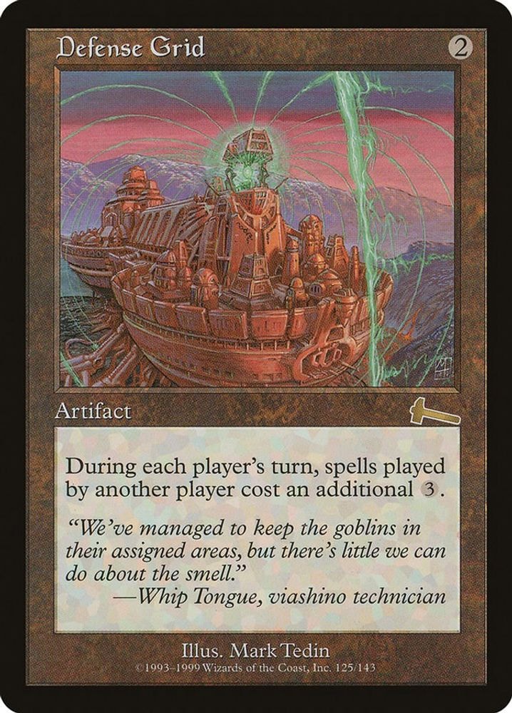 1999 Magic: The Gathering: Urza's Legacy (ULG) - Defense Grid (#125, Rare) (, Near Mint)