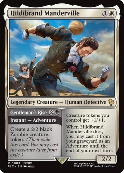 2025 Magic: The Gathering: Commander: FINAL FANTASY (FIC) - Hildibrand Manderville (#83, Rare) (, Near Mint)