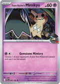2025 Pokemon: SV10: Destined Rivals (DRI) - Team Rockets Mimikyu (#087/182, Uncommon) (, Near Mint)