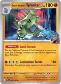 2025 Pokemon: SV10: Destined Rivals (DRI) - Team Rockets Tyranitar (#096/182, Rare) (Holofoil, Near Mint)