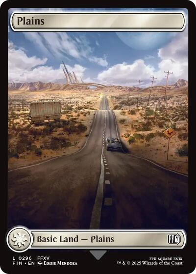 2025 Magic: The Gathering: FINAL FANTASY (FIN) - Plains 0296 (#296, Land) (, Near Mint)