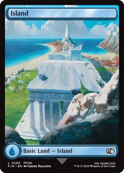 2025 Magic: The Gathering: FINAL FANTASY (FIN) - Island 0299 (#299, Land) (, Near Mint)