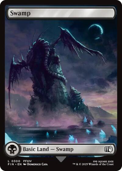 2025 Magic: The Gathering: FINAL FANTASY (FIN) - Swamp 0300 (#300, Land) (, Near Mint)