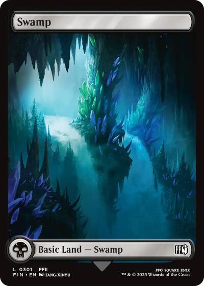2025 Magic: The Gathering: FINAL FANTASY (FIN) - Swamp 0301 (#301, Land) (, Near Mint)