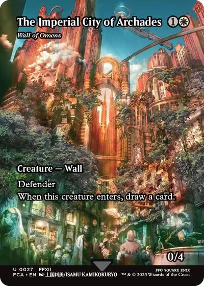 2025 Magic: The Gathering: FINAL FANTASY: Through the Ages (FCA) - The Imperial City of Archades Wall of Omens Showcase (#27, Uncommon) (, Near Mint)