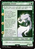 2025 Magic: The Gathering: FINAL FANTASY (FIN) - Summon Fenrir (#203, Uncommon) (, Near Mint)