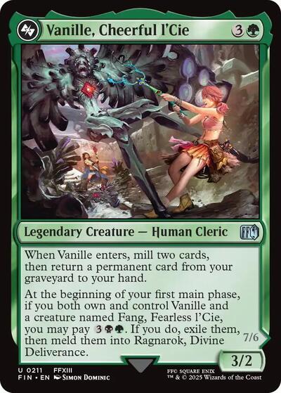 2025 Magic: The Gathering: FINAL FANTASY (FIN) - Vanille Cheerful lCie (#211, Uncommon) (, Near Mint)