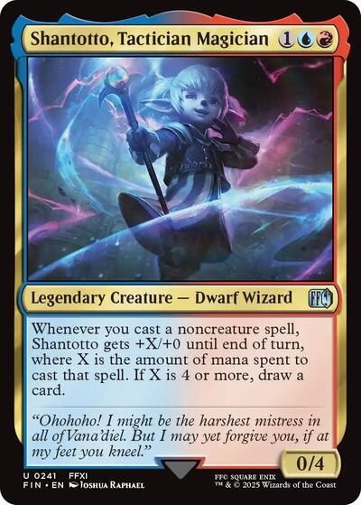 2025 Magic: The Gathering: FINAL FANTASY (FIN) - Shantotto Tactician Magician (#241, Uncommon)
