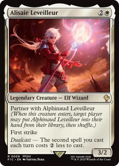 2025 Magic: The Gathering: Commander: FINAL FANTASY (FIC) - Alisaie Leveilleur (#9, Rare) (, Near Mint)