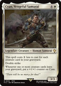 2025 Magic: The Gathering: Commander: FINAL FANTASY (FIC) - Cyan Vengeful Samurai (#16, Rare) (, Near Mint)