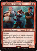 2025 Magic: The Gathering: Commander: FINAL FANTASY (FIC) - Avalanche of Sector 7 (#53, Rare) (, Near Mint)