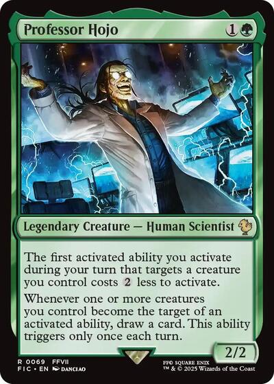 2025 Magic: The Gathering: Commander: FINAL FANTASY (FIC) - Professor Hojo (#69, Rare) (, Near Mint)