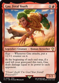 2025 Magic: The Gathering: Commander: FINAL FANTASY (FIC) - Gau Feral Youth (#55, Rare) (, Near Mint)