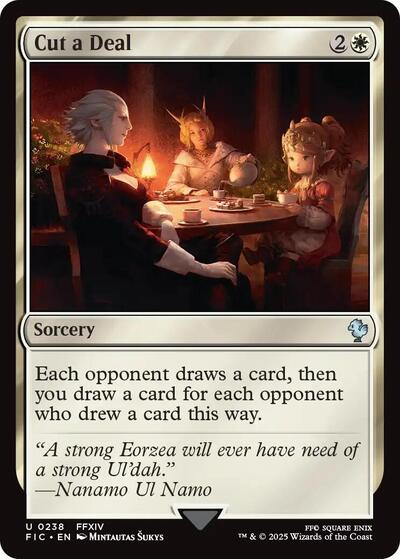 2025 Magic: The Gathering: Commander: FINAL FANTASY (FIC) - Cut a Deal (#238, Uncommon) (, Near Mint)