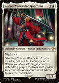 2025 Magic: The Gathering: Commander: FINAL FANTASY (FIC) - Auron Venerated Guardian (#10, Rare) (, Near Mint)