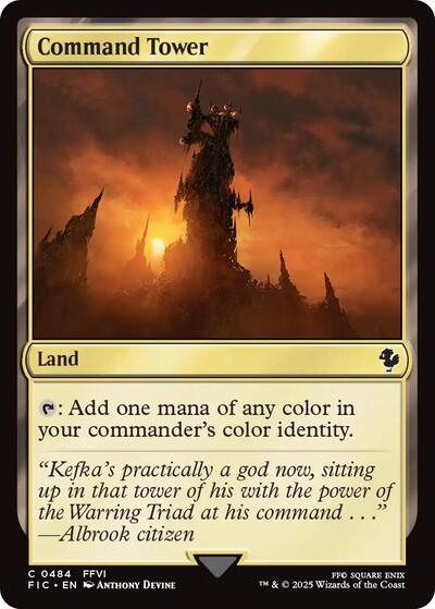 2025 Magic: The Gathering: Commander: FINAL FANTASY (FIC) - Command Tower 0484 (#484, Common) (, Near Mint)