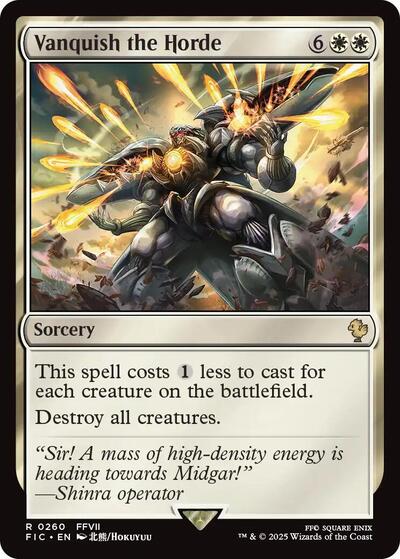 2025 Magic: The Gathering: Commander: FINAL FANTASY (FIC) - Vanquish the Horde (#260, Rare) (, Near Mint)