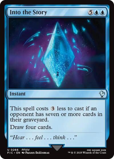 2025 Magic: The Gathering: Commander: FINAL FANTASY (FIC) - Into the Story (#266, Uncommon) (, Near Mint)