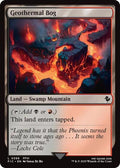 2025 Magic: The Gathering: Commander: FINAL FANTASY (FIC) - Geothermal Bog (#399, Land) (, Near Mint)