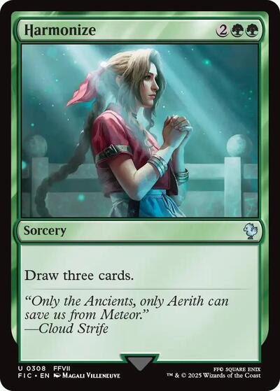 2025 Magic: The Gathering: Commander: FINAL FANTASY (FIC) - Harmonize (#308, Uncommon) (, Near Mint)
